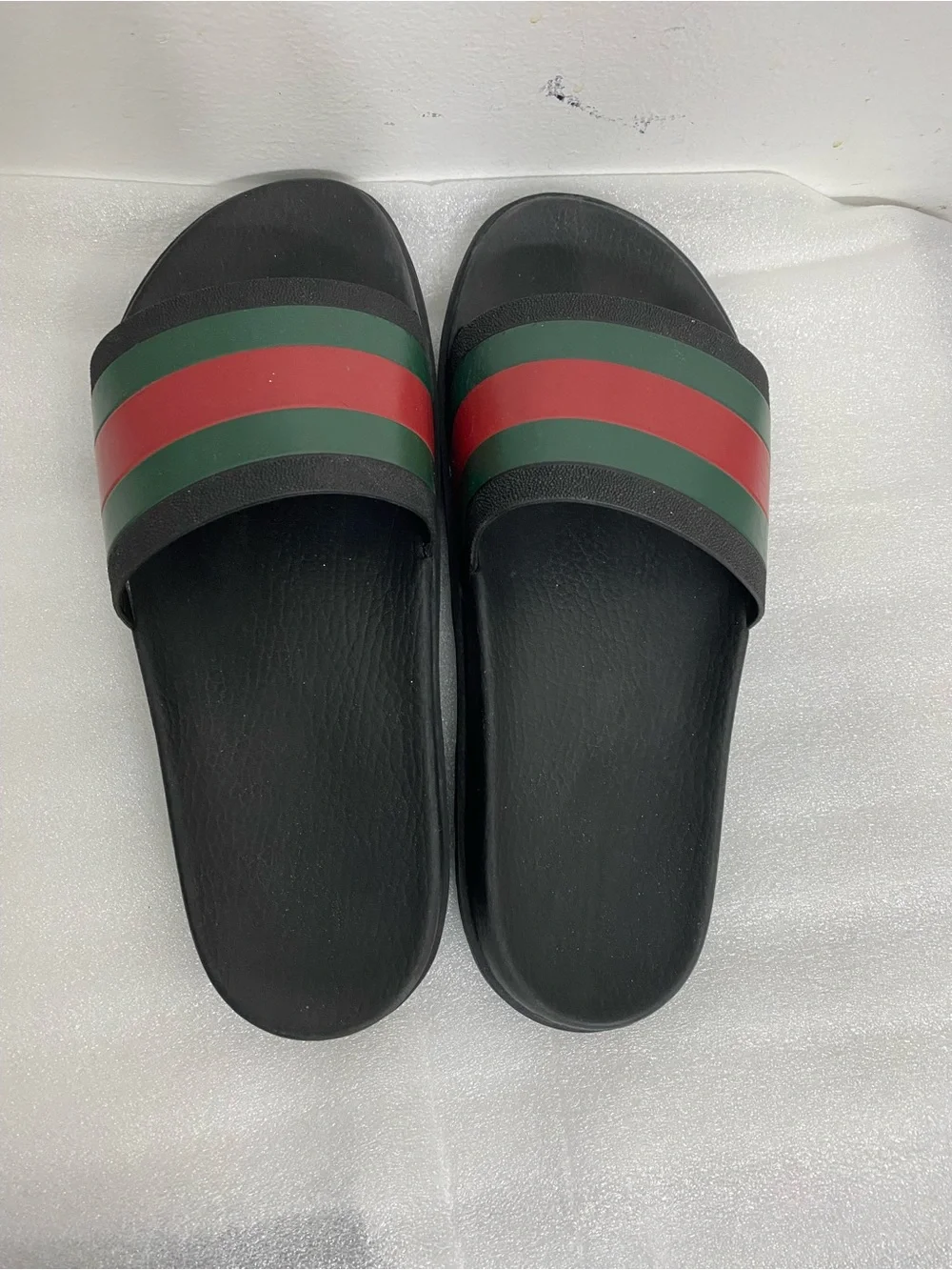 Gucci Web Slide Sandal . Made in Italy Size 11 . Serial number 429468 - Picture 2 of 8